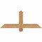 Ekena Millwork Eugene Smooth Timber Gable Bracket, Western Red Cedar, 36"W x 15"H x 1 1/2"D x 3 1/2"F, 10/12 Pitch GBW036X15X0204EUG00SWR - alternate 1